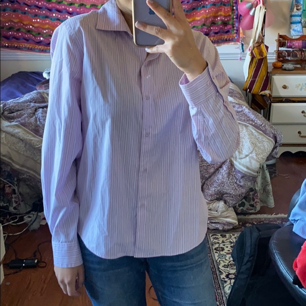 pink button down - Picture 4 of 4